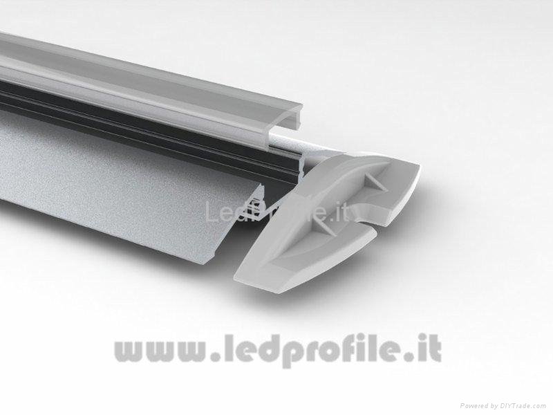Alluminium Led Profile Flat 2Mt 3