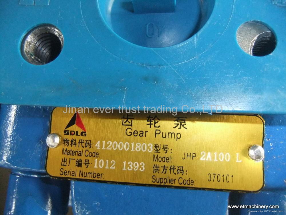 gear pump for CHANGLIN wheel loader