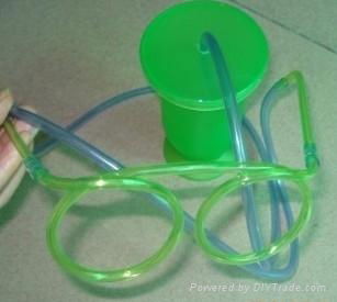 Crazy glasses straws,  straws, drinking straws 2