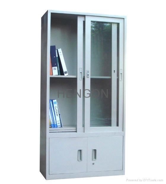 small JD door sliding glass cabinet