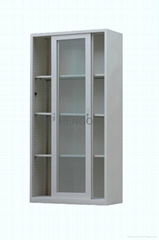 sliding glass cabinet