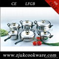 High Quality Stainless Steel Cookware Set 12pcs 1