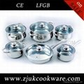 12pc Stainless Steel Cookware Set 1