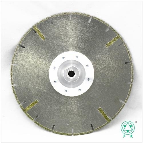 Electroplated diamond blade Reinforcing rib M14 Flange connected 2