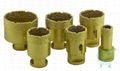 vacuum brazed core drill bits