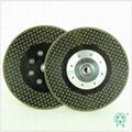 Electroplated diamond saw blade double side star with M14 flange 1