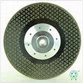 Electroplated diamond saw blade double side star with M14 flange 3