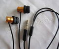 metal in-ear earphone for iPod / mobiles 1