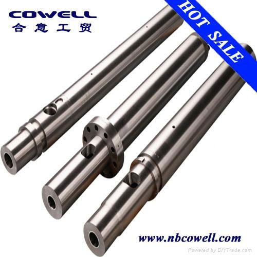 Bimetallic barrel screw