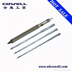 Screw barrel for injection machine