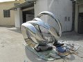stainless sculpture modern&abstract  home decoration public decoration 5