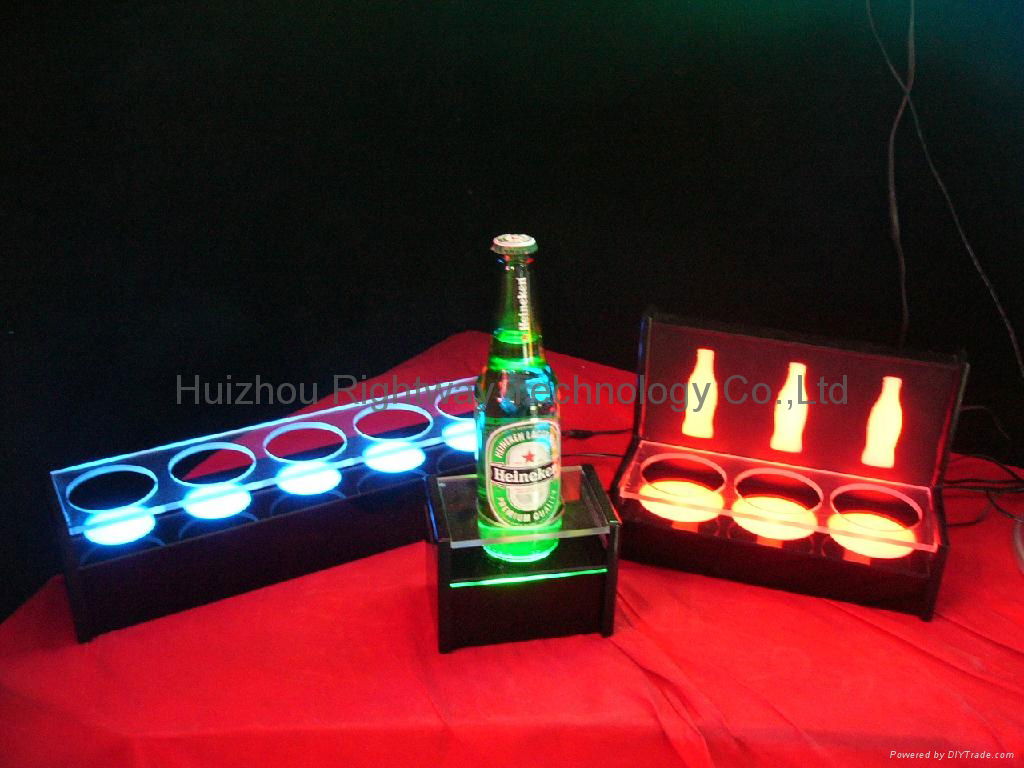 Acrylic LED bottle glorifier 