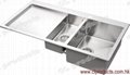 BT100DP Overmount Kitchen Sink With Drainboard