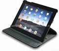 360 Degree Rotary Leather Case For New iPad 1