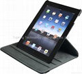 360 Degree Rotary Leather Case For New iPad 2