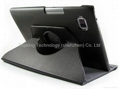 360 Degree Rotating Leather Case For