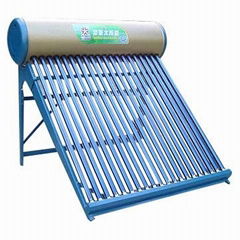 compact non pressurized solar water heater