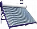 compact non pressurized solar water heater 5