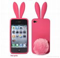 iphon4 兔子手机套