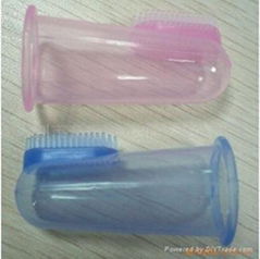 silicone baby toothbrush