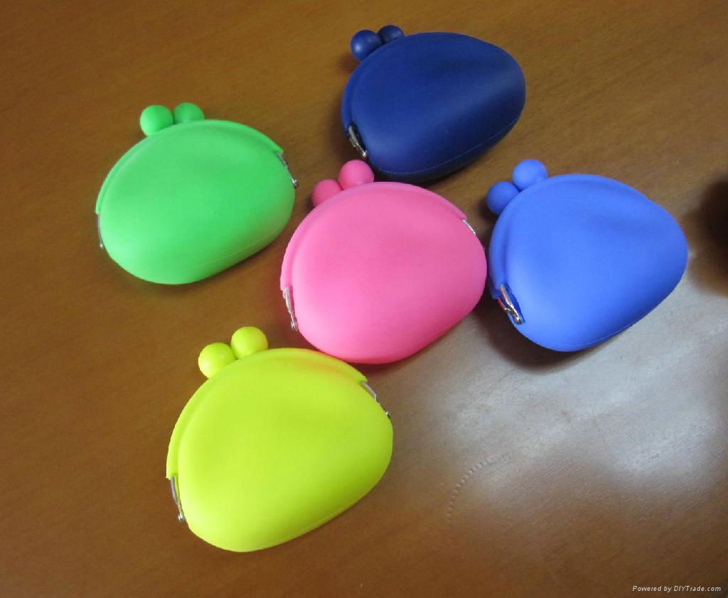 silicone purse burse wallet