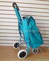 4 Wheel folding shopping trolley 3