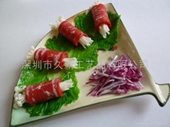酒店美食城食品模型立體菜展示