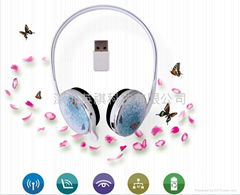 FA200 2.4G wireless back-hanging headphone