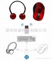 FM100 2.4G Double Swords Wireless Set （mouse+headset) 5