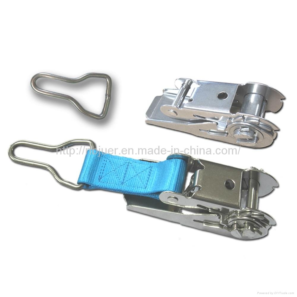 Stainless Steel Ratchet Buckle Strap with Hook