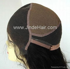 JinDe 100% human hair full lace wig