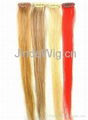 JinDe clip on 100% human hair extension 5