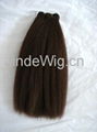 JinDe machine weft 100% human hair extension 3