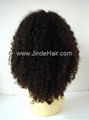 JinDe 100% human hair full lace wig 3