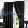 Hot Sell black blackout curtain fabric