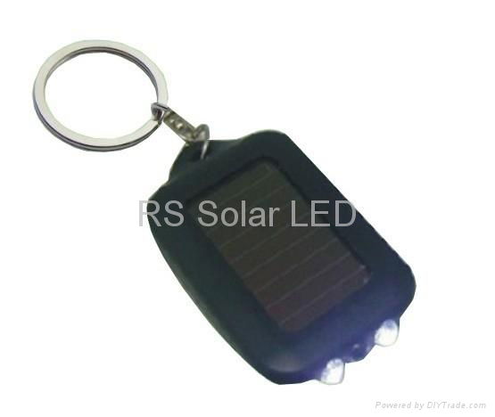 Solar Keychain with 2 LED lights