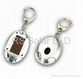 Solar Keychain with 2 LED lights 1