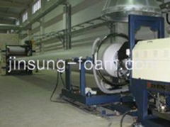 ps foam sheet extruder JINSUNG Korea