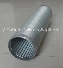 China low carbon galvanized water well screen 