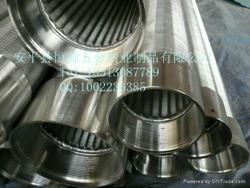 HY-001 wedge wire cylinder water well screen 3