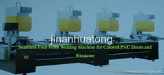 Seamless Four Point Welding Machine for Colored PVC Doors and Windows