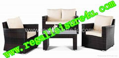 outdoor synthetic rattan patio garden