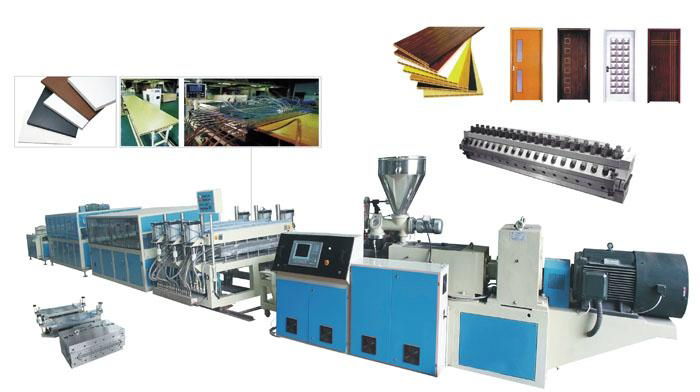 Wood plastic production line  2