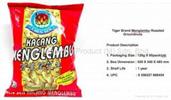 Tiger Brand Menglembu Roasted Salted Peanuts 120g