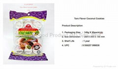 Taro Flavor Coconut Cookies140g