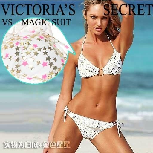 victoria's secret white star bikini