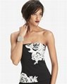 White house Black market embroidered bustier