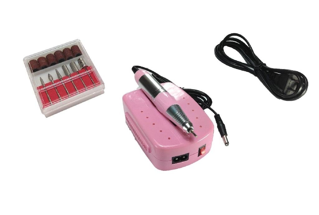 Mini Electric Nail Drill Nail Art Salon Manicure Pedicure Kit w/speed control
