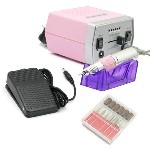 2013 NEW Pro Fast Nail Drill Elec File Acrylics Salon with foot pedal control 2