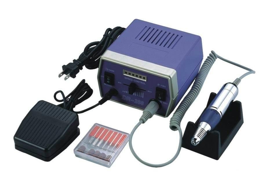 2013 NEW Pro Fast Nail Drill Elec File Acrylics Salon with foot pedal control 3